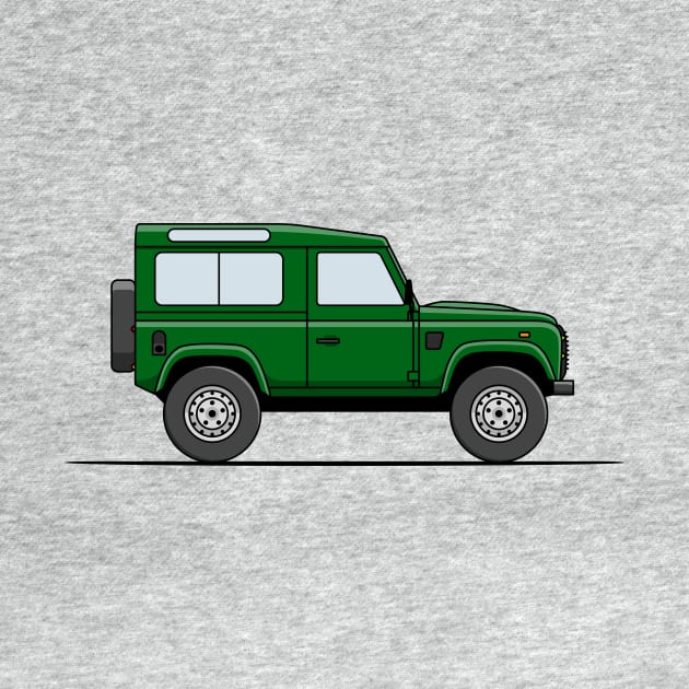 Land Rover Defender - Green by JingleSnitch